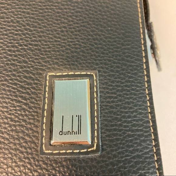 DUNHILL MEN’s Clutch Multiple Compartments Zippers Wallwt Organizer - Picture 2 of 9